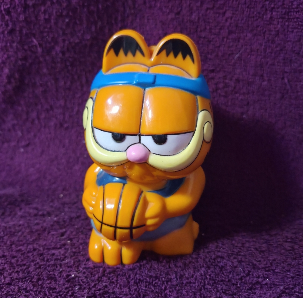 Vintage Garfield Basketball Player Home Wall Phone